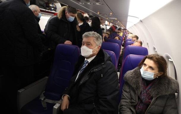 Poroşenko Kiyevə qayıtdı – Foto