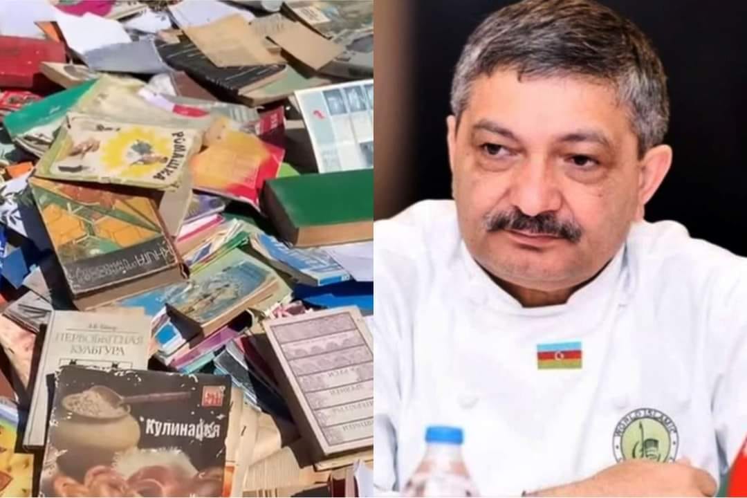 Tahir Əmiraslanov kitablarını YANDIRDI – İctimaiyyət onu QINADI