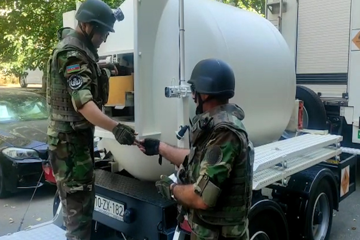 Bakıda F-1 əl qumbarası aşkar edilib – VİDEO