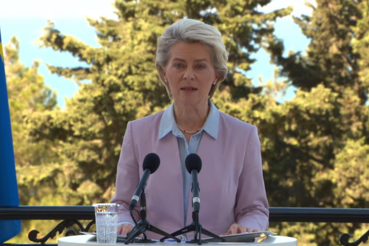 Von der Leyen: Ümid edirəm ki, Azərbaycanla yeni saziş üzərində işi tezliklə tamamlayacağıq