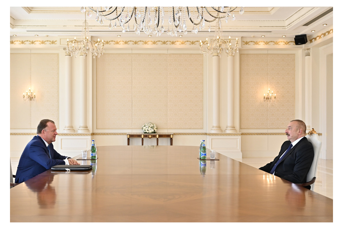 Prezident İlham Əliyev Beynəlxalq Cüdo Federasiyasının prezidentini qəbul edib