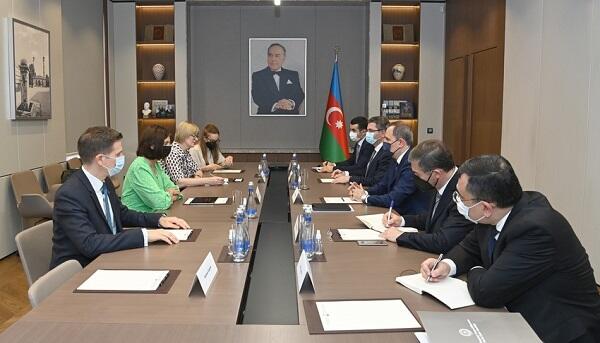 Bayramov Katrin Görinq-Ekart ilə görüşdü