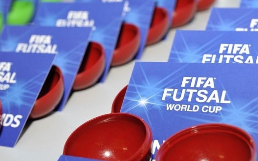 Dünya çempionatı: Azərbaycanın futzal yığmasının rəqibləri bəlli olur