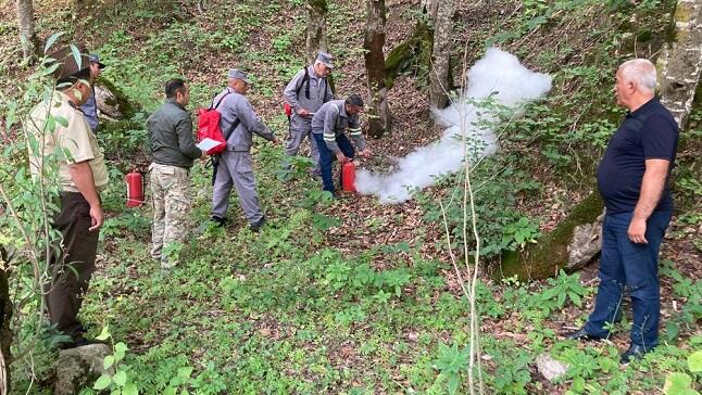Meşəlik ərazilərdə yanğın təhlükəsizliyi.. – Təlim