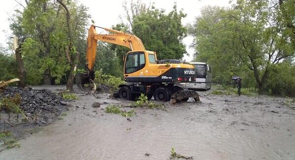 Zaqatalada sel: kəndlər sular altında qaldı – Foto