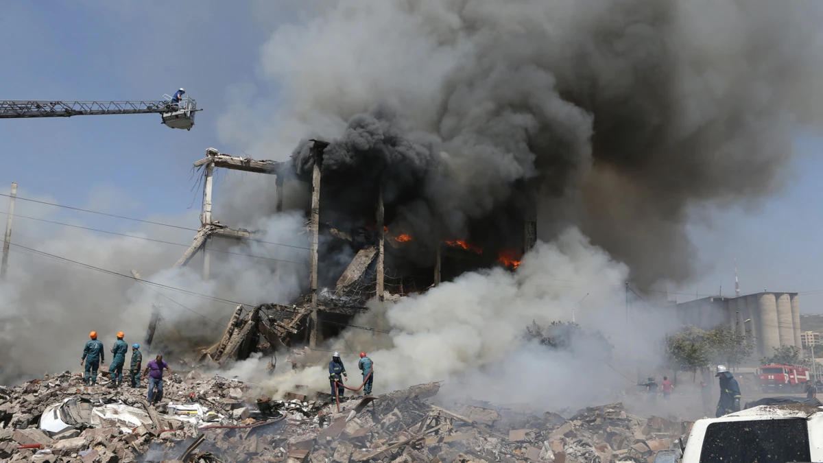 İrəvandakı partlayışda ölənlərin sayı 16-ya çatıb