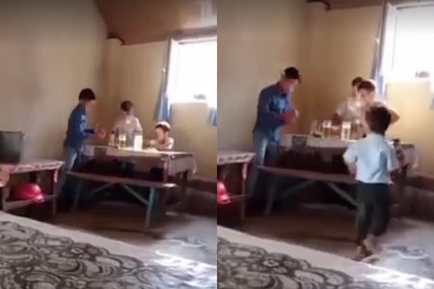 Azərbaycanda azyaşlılar spirtli içki içir – VİDEO