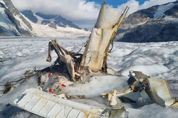 İsveçrədə 54 il əvvəl qəzaya uğrayan təyyarənin qalıqları tapıldı – FOTO