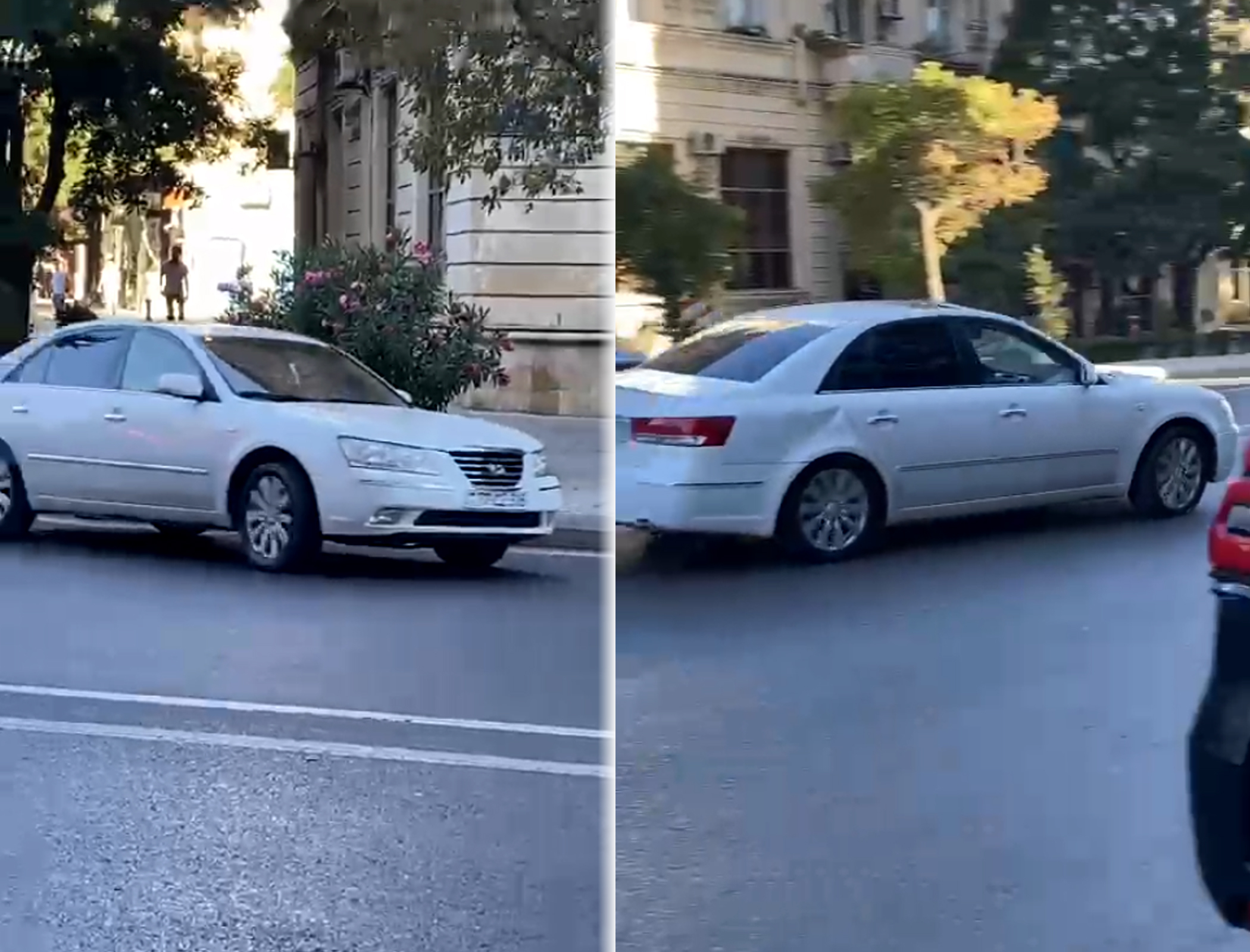 Küçədə qadını bıçaqladı: maşınla qaçdı – Video