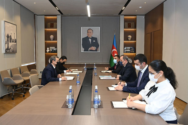 Ceyhun Bayramov Türkmənistanın yeni səfirini qəbul edib – FOTO