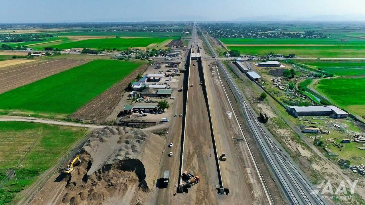Bərdə-Ağdam avtomobil yolunun tikintisi sürətlə davam etdirilir – FOTO