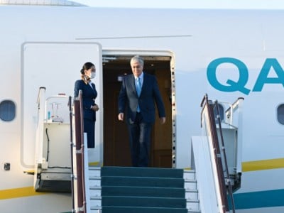 Tokayev İrəvana gəlib