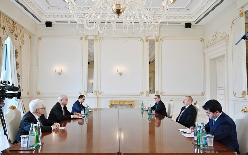 İlham Əliyev İqor Xovayevi qəbul etdi – YENİLƏNİB