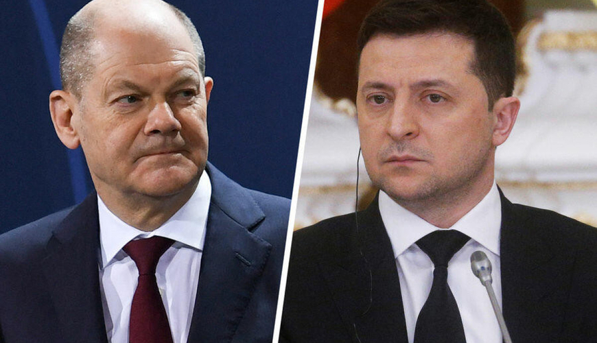Vladimir Zelenski və Olaf Şolts telefonla danışıb