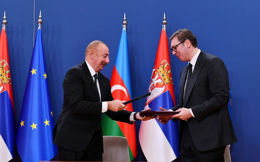 “İlham Əliyevin sözü imzasına bərabərdir” – Aleksandar Vuçiç