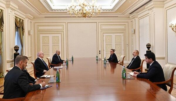 İlham Əliyev Filip Rikeri qəbul etdi