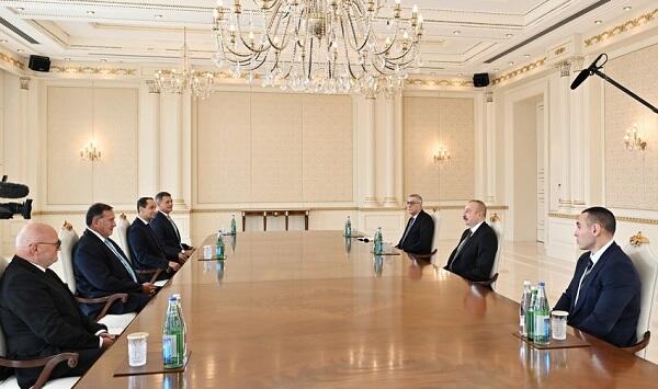 İlham Əliyev Spiros Kapralosu qəbul etdi