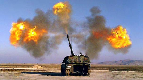 Terrorçuların hədəfləri “Fırtına” topları ilə vurulur