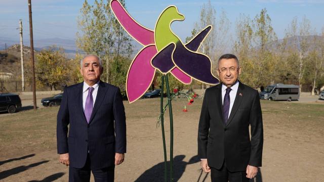 Vitse-prezident Fuat Oktay Şuşaya səfər edib – FOTO