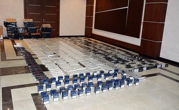 Gömrükdə 60 minə yaxın siqaret müsadirə edildi