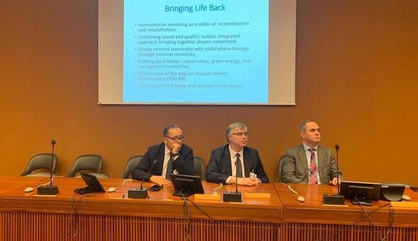 Ermənilərin mina terroru Cenevrədə müzakirə olundu