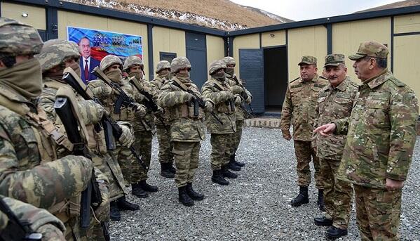 Zakir Həsənov Ermənistanla sərhəddə – Video