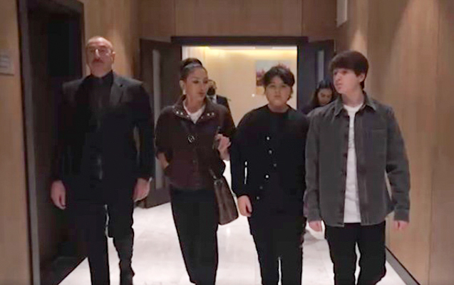 Prezident Şabrana nəvələri ilə gedib – VİDEO