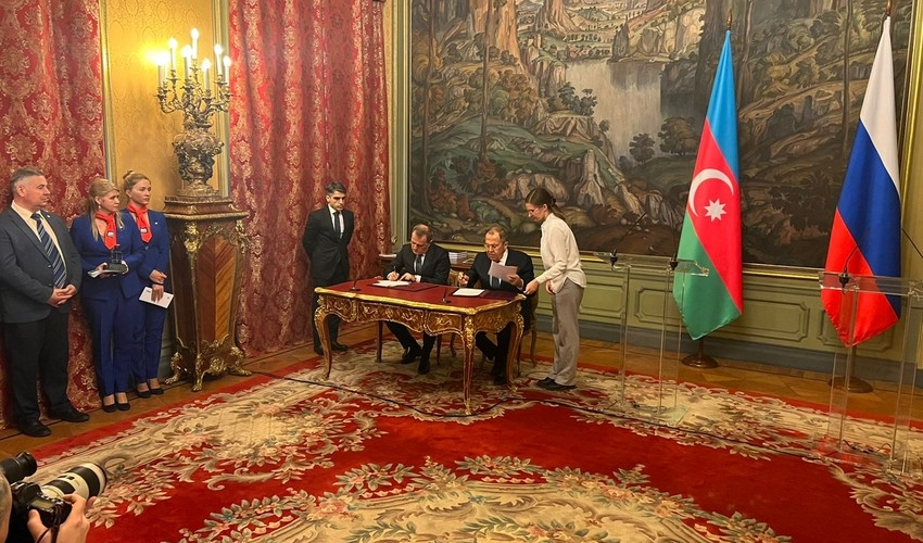 Azərbaycan və Rusiya arasında mühüm sənədlər imzalandı – FOTOLAR