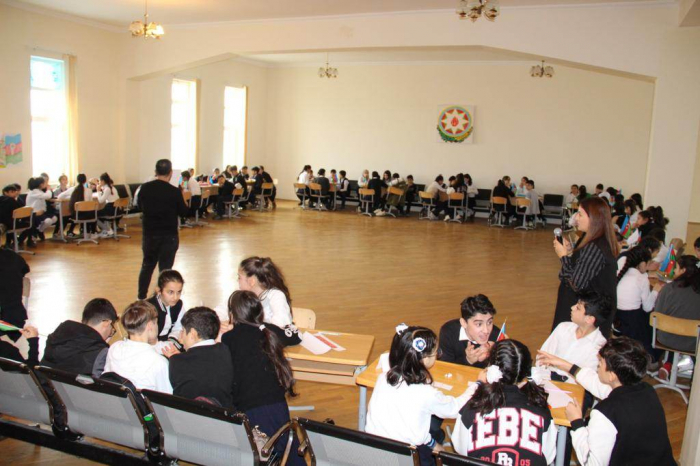 “Gələcəyin zəkalıları” adlı intellektual yarış keçirilib