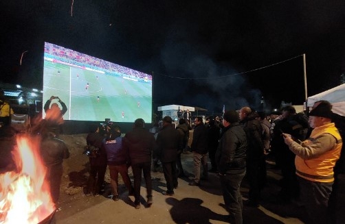 Laçın yolunda indiki an… – FOTO