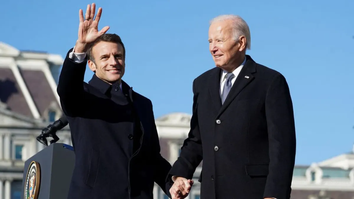 Bayden və Makronla bağlı insident amerikalıları qorxuya salıb