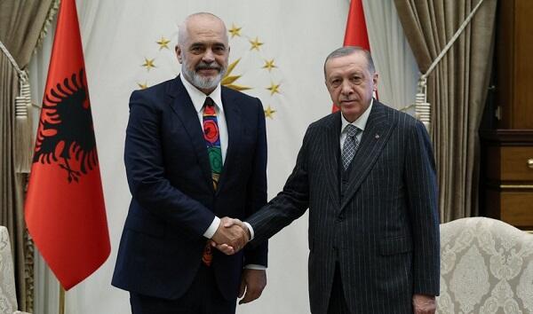 Ərdoğan Albaniyanın baş naziri ilə görüşdü