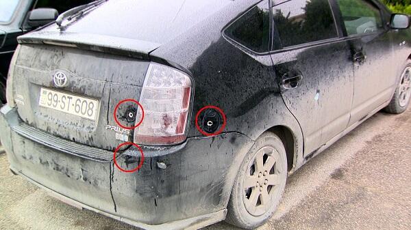 Abşeronda “Toyota”ya atəş açıldı: saxlanılanlar var – Video