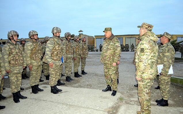 General hərbi hissələrin döyüş hazırlığını yoxladı