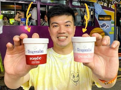 Honq Konqda pivə ilə dondurma istehsal ediblər